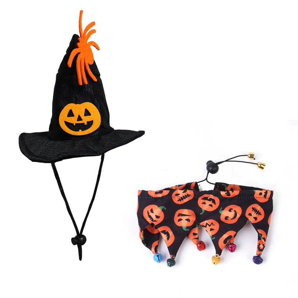 Halloween Hat Scarf Set