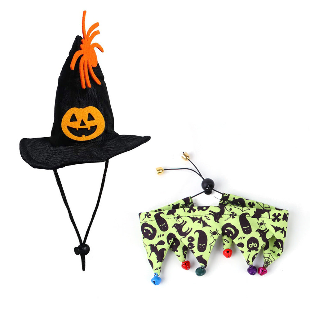 Halloween Hat Scarf Set