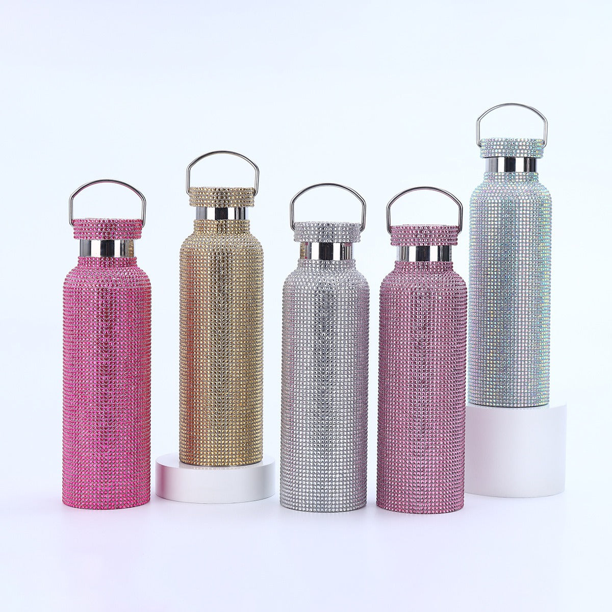 304 stainless steel drill bottle portable car insulated cup outdoor portable large capacity sports kettle