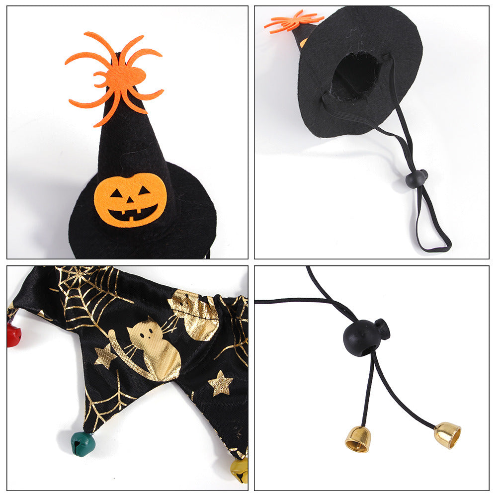 Halloween Hat Scarf Set