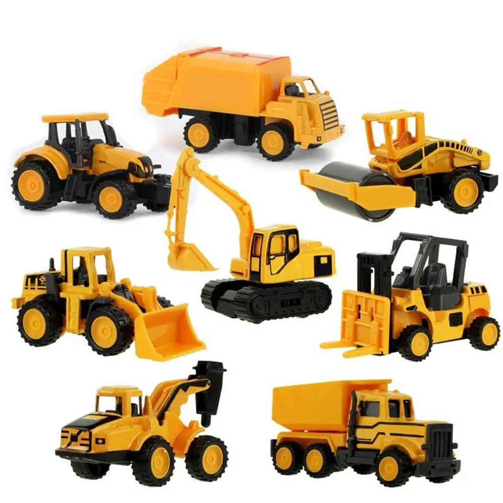 Toy Car 1:64 Mini Alloy Engineering Car Tractor Toy Dump Truck Car Model Classic Kids Toys