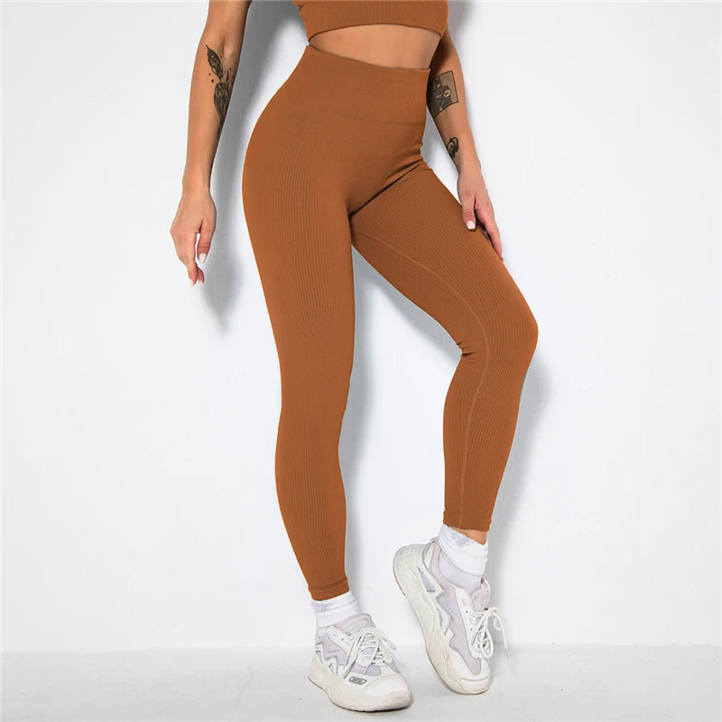 Women Sports Leggings Yoga Pants High Waist Push Up Cycling Leggings Pants Fitness Running Tight Hip Lifting  Leggings Gym Cloth