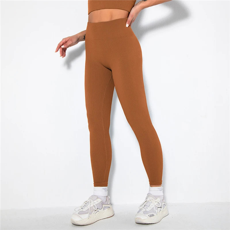 Women Sports Leggings Yoga Pants High Waist Push Up Cycling Leggings Pants Fitness Running Tight Hip Lifting  Leggings Gym Cloth