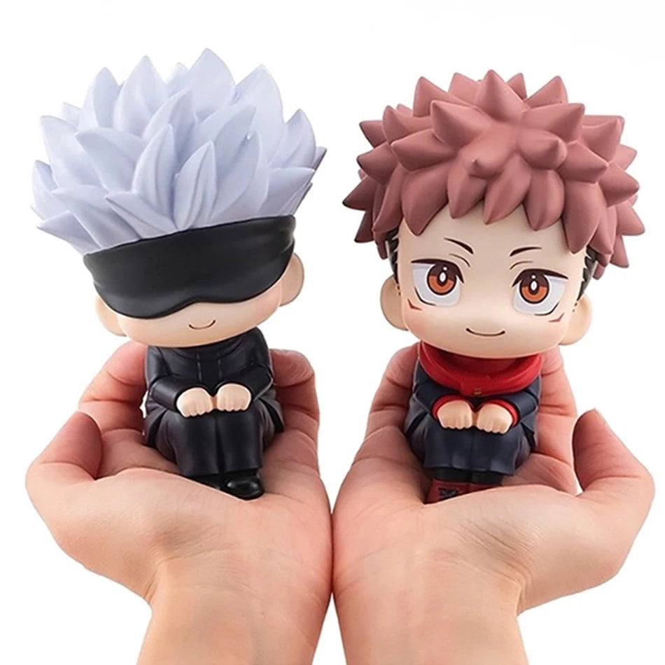 10cm Anime Jujutsu Kaisen Figure Itadori Yuji Gojo Satori Fushiguro Megumi Kugisaki Kawaii Toy PVC Model Action Figure Kid Gift