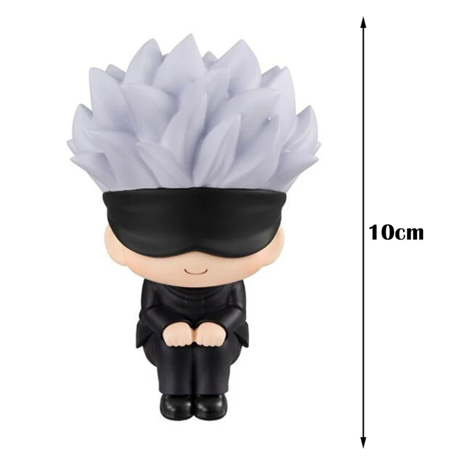 10cm Anime Jujutsu Kaisen Figure Itadori Yuji Gojo Satori Fushiguro Megumi Kugisaki Kawaii Toy PVC Model Action Figure Kid Gift