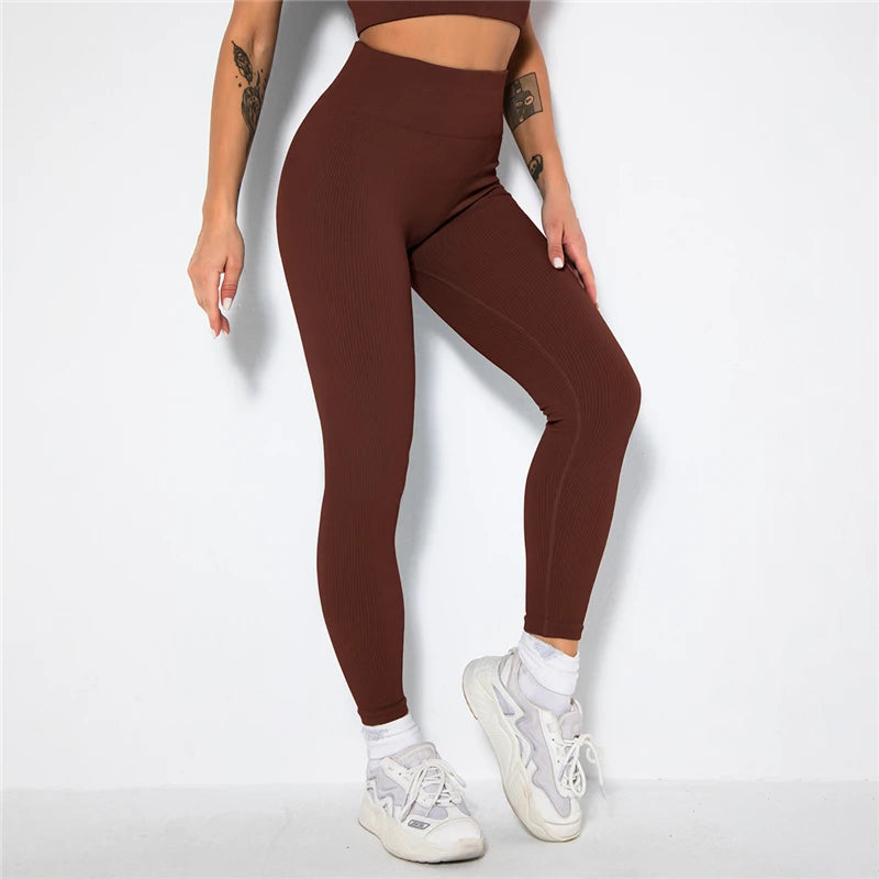 Women Sports Leggings Yoga Pants High Waist Push Up Cycling Leggings Pants Fitness Running Tight Hip Lifting  Leggings Gym Cloth