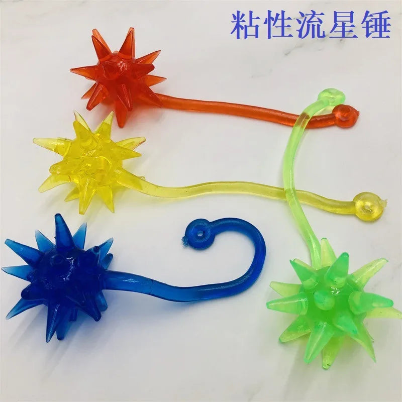 5-50 Pcs Kids Funny Sticky Hands toy Palm Elastic Sticky Squishy Slap Palm Toy kids Novelty Gift Party Favors supplies