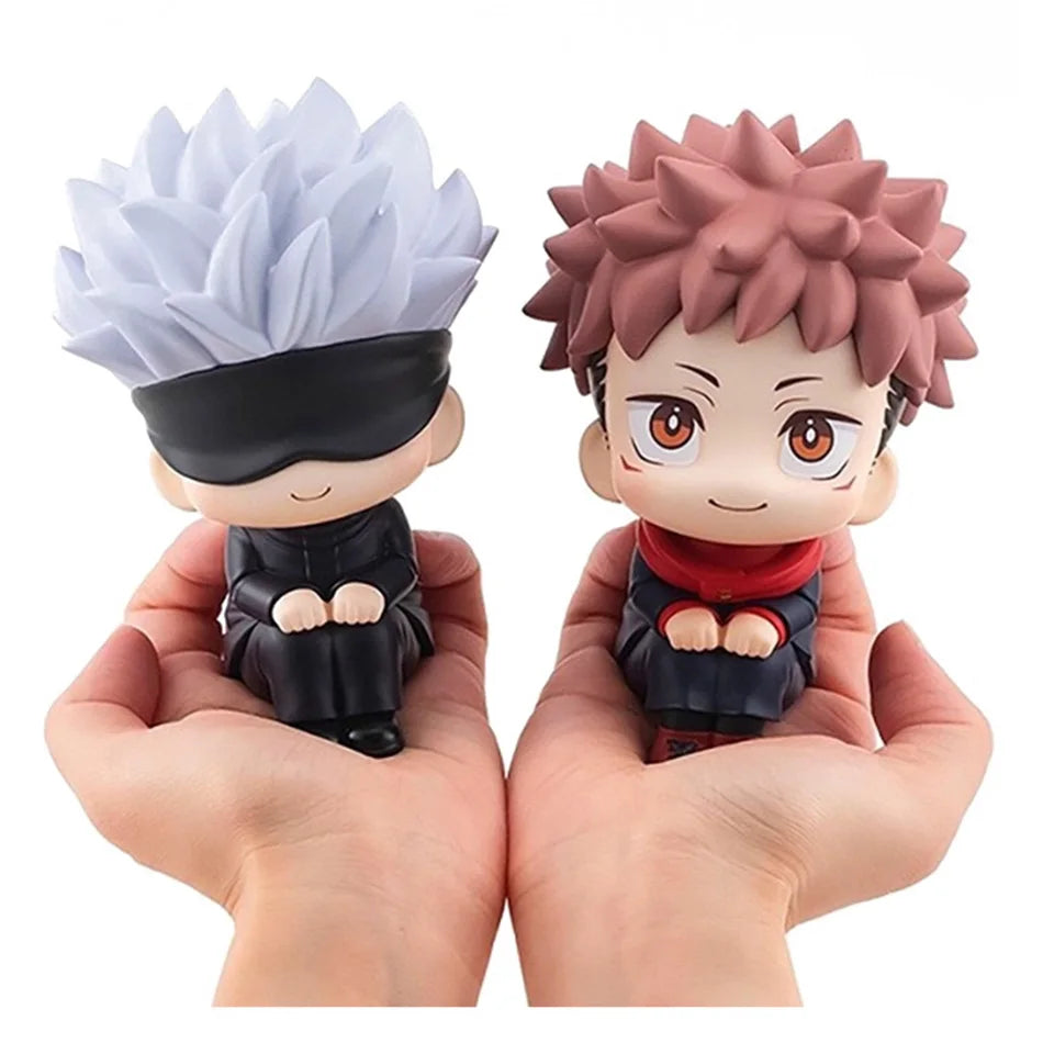 10cm Anime Jujutsu Kaisen Figure Itadori Yuji Gojo Satori Fushiguro Megumi Kugisaki Kawaii Toy PVC Model Action Figure Kid Gift